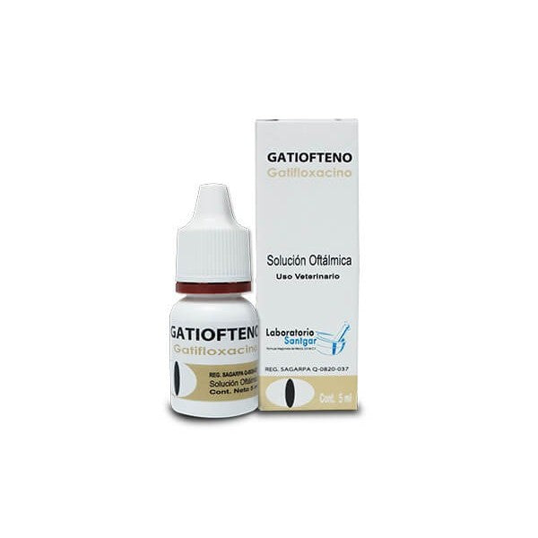Gatiofteno Solución Oftálmica 5 Ml - Santgar