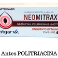 Neomitrax Ungüento Oftálmico 5 g para Perros, Gatos y Caballos | Triple Antibiótico Ocular