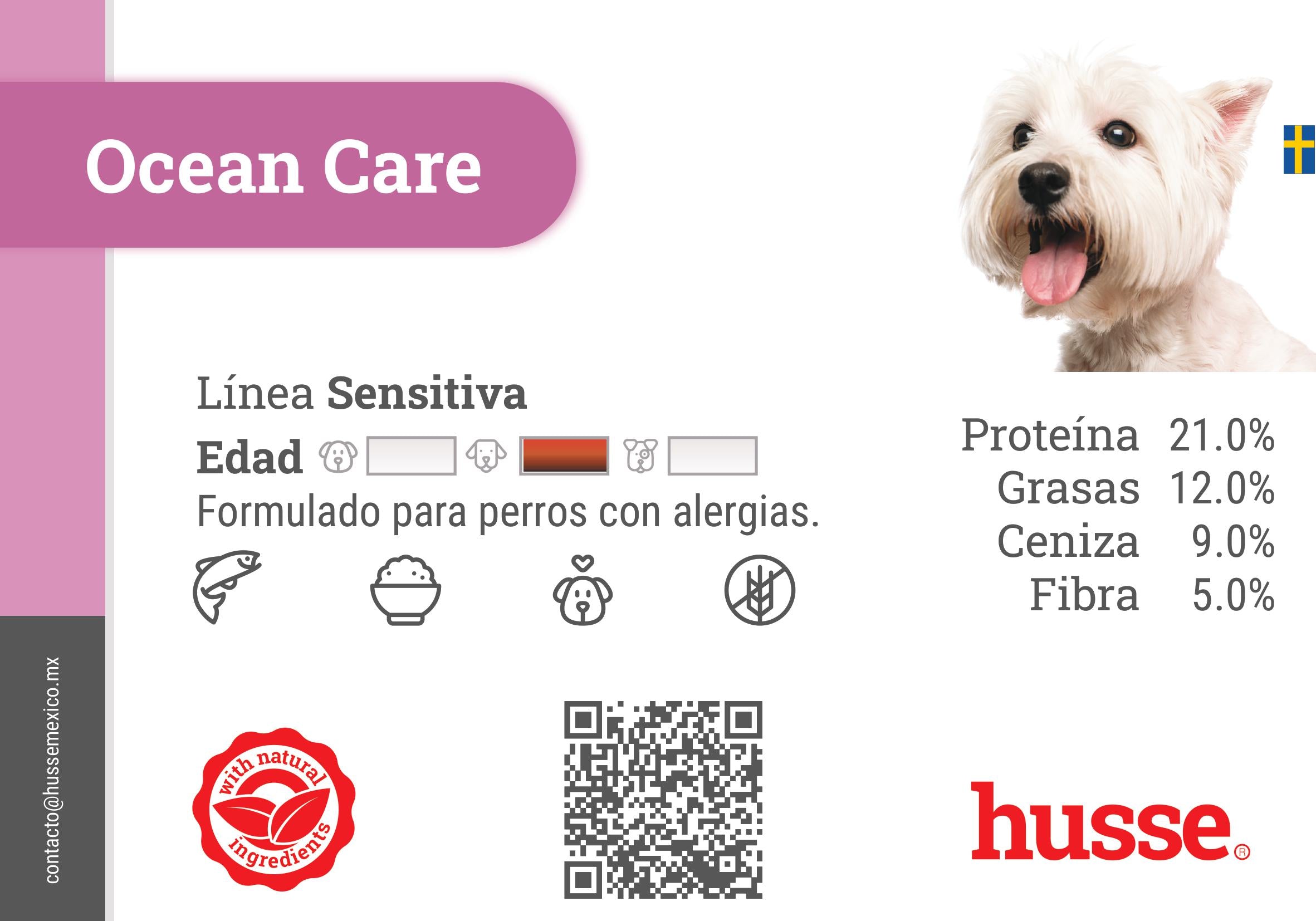 Ocean Care Alimento Seco Husse