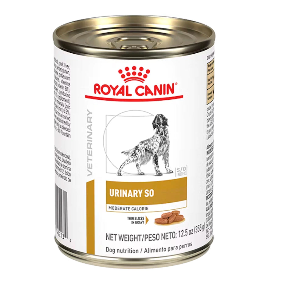 Royal Canin Urinary SO Moderate Calorie para Perros - Lata 355g - Cuidado Urinario y Control de Peso