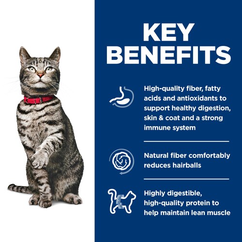 Alimento Para Gatos Adultos Urinary Hairball Control de Pollo - Hills