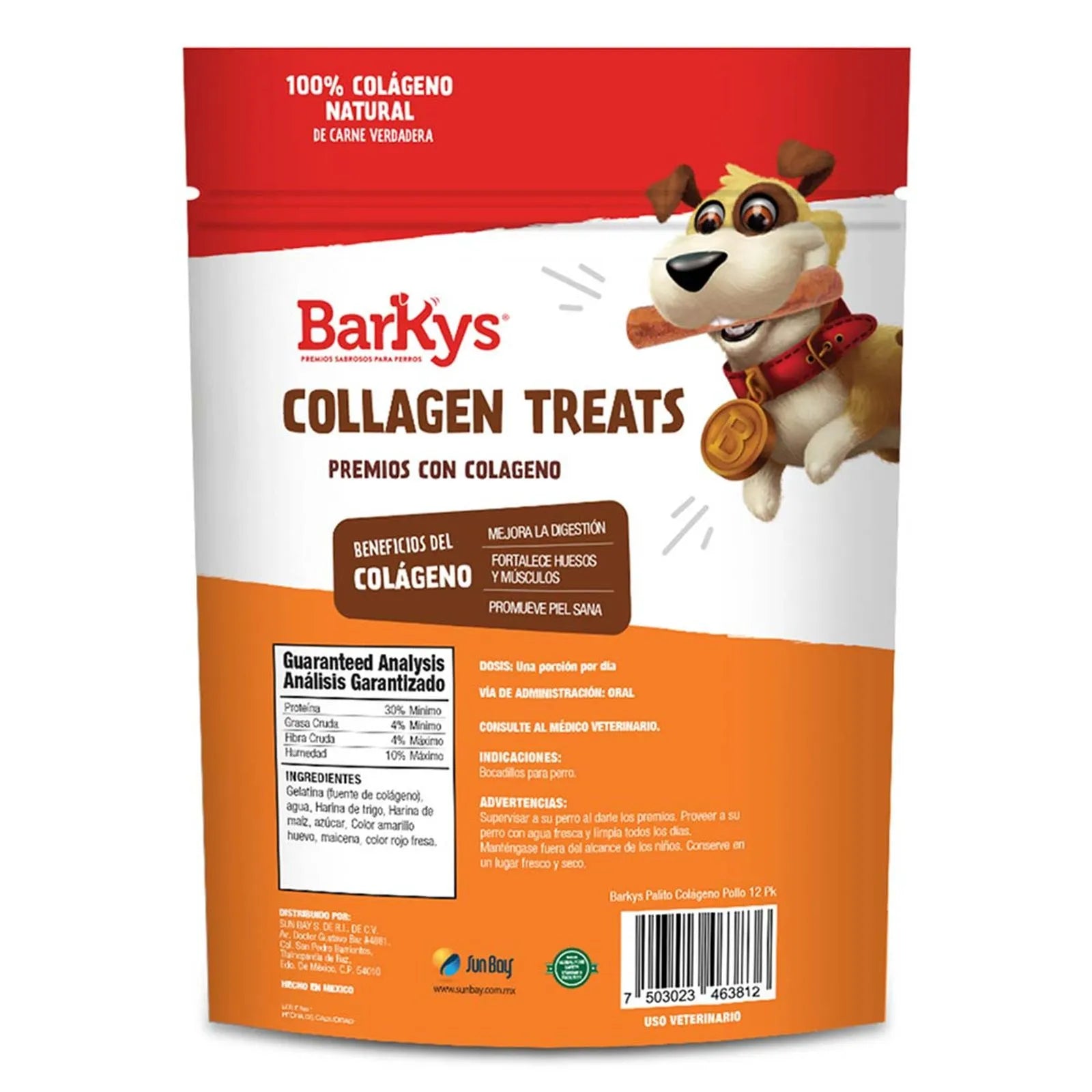 Botana Barkys de Pollo con Colágeno para Perros | Premio Natural Masti ...