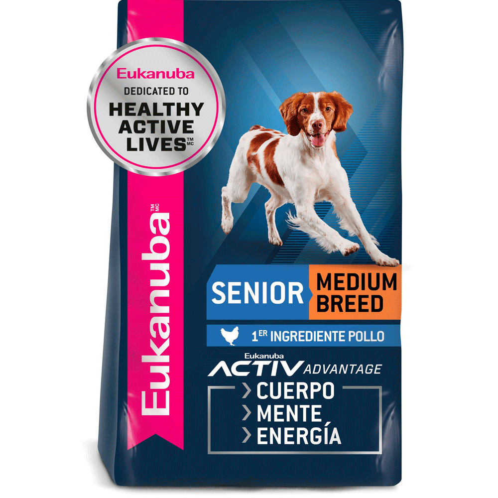 Eukanuba 7+ Senior Medium Breed 13.6 Kg - Senior Razas Medianas