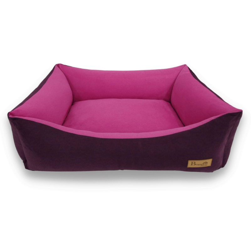 Cama para Perro Morado Interior Fuscia