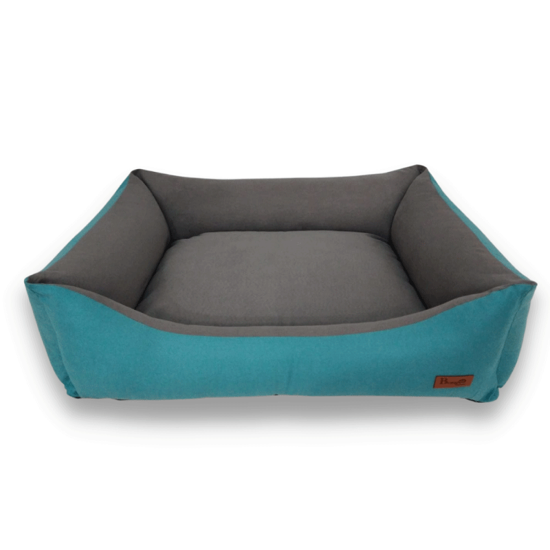 Cama para Perro Turqueza Interior Gris