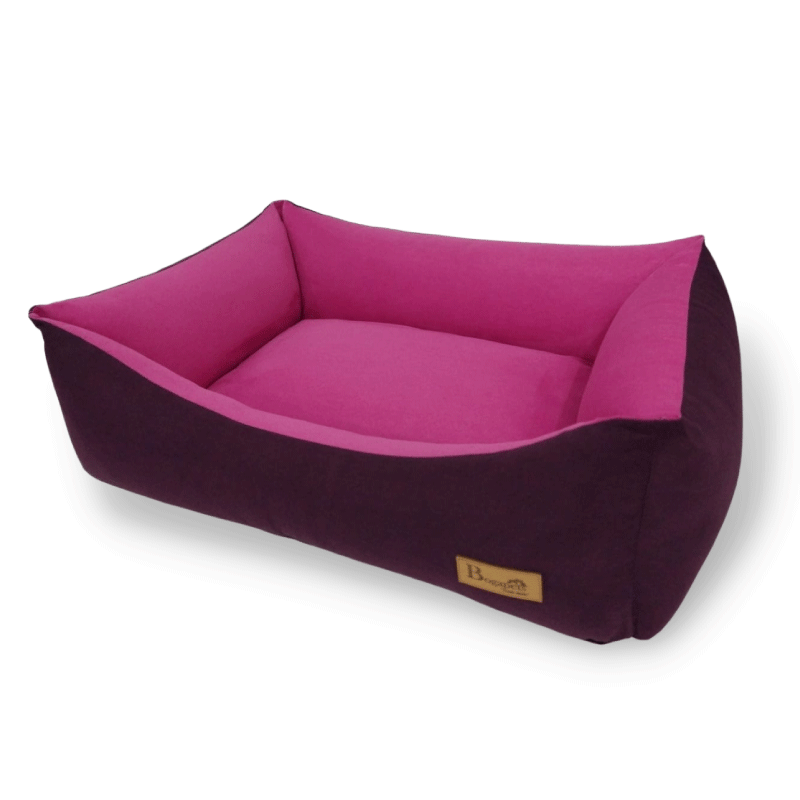 Cama para Perro Morado Interior Fuscia