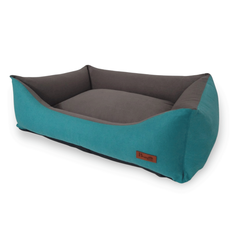 Cama para Perro Turqueza Interior Gris