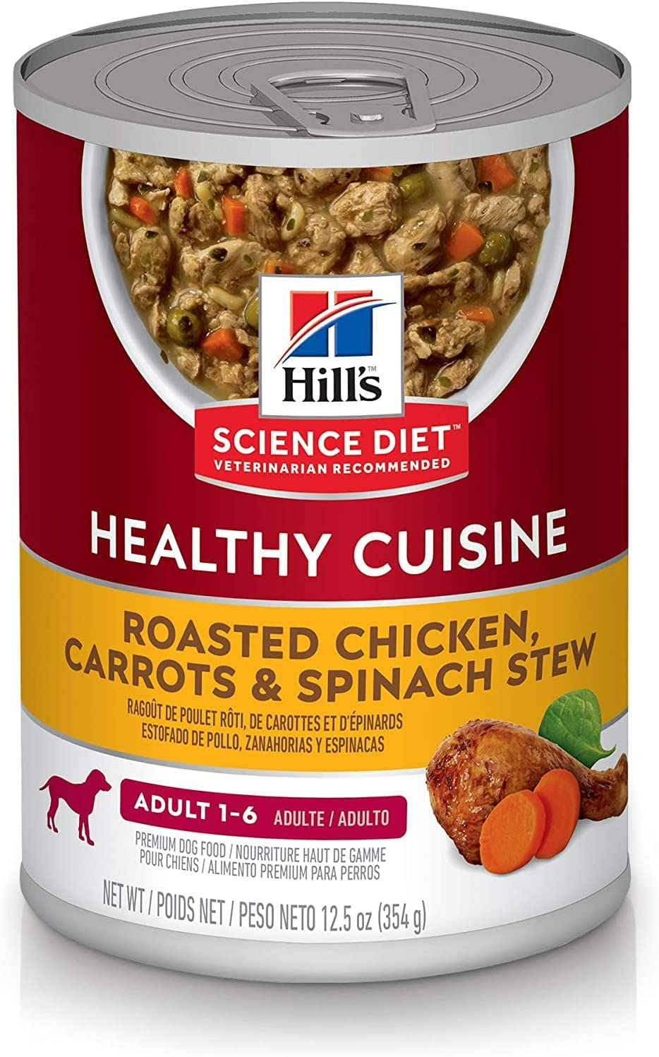 Lata Hill's Science Diet Perro Adulto Healthy Cuisine 12 Pzs