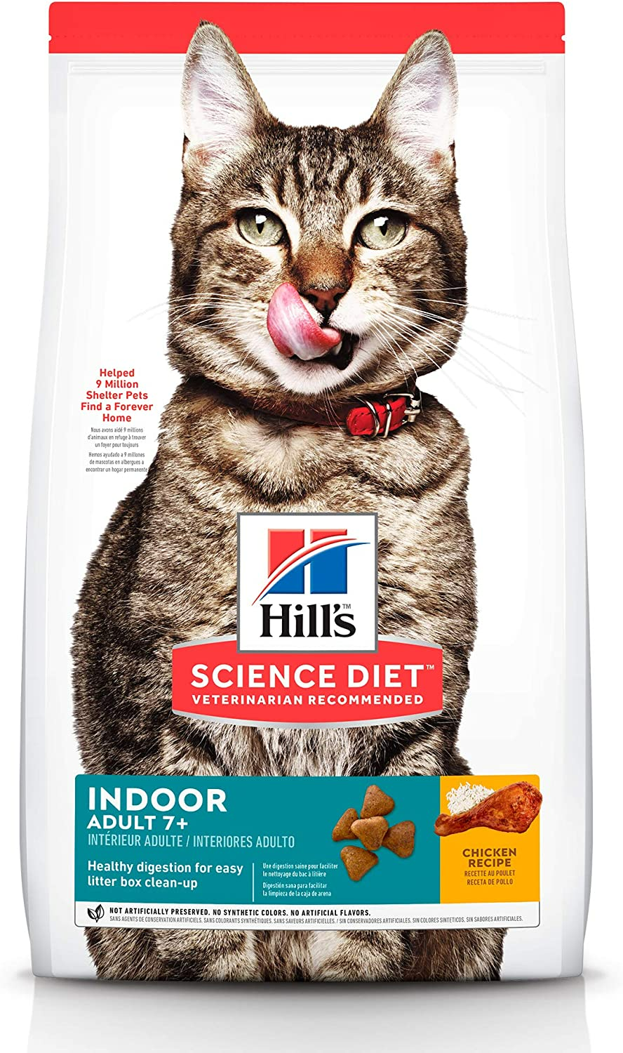 Hills Feline Adulto 7+ Indoor - Alimento para Gato Science Diet