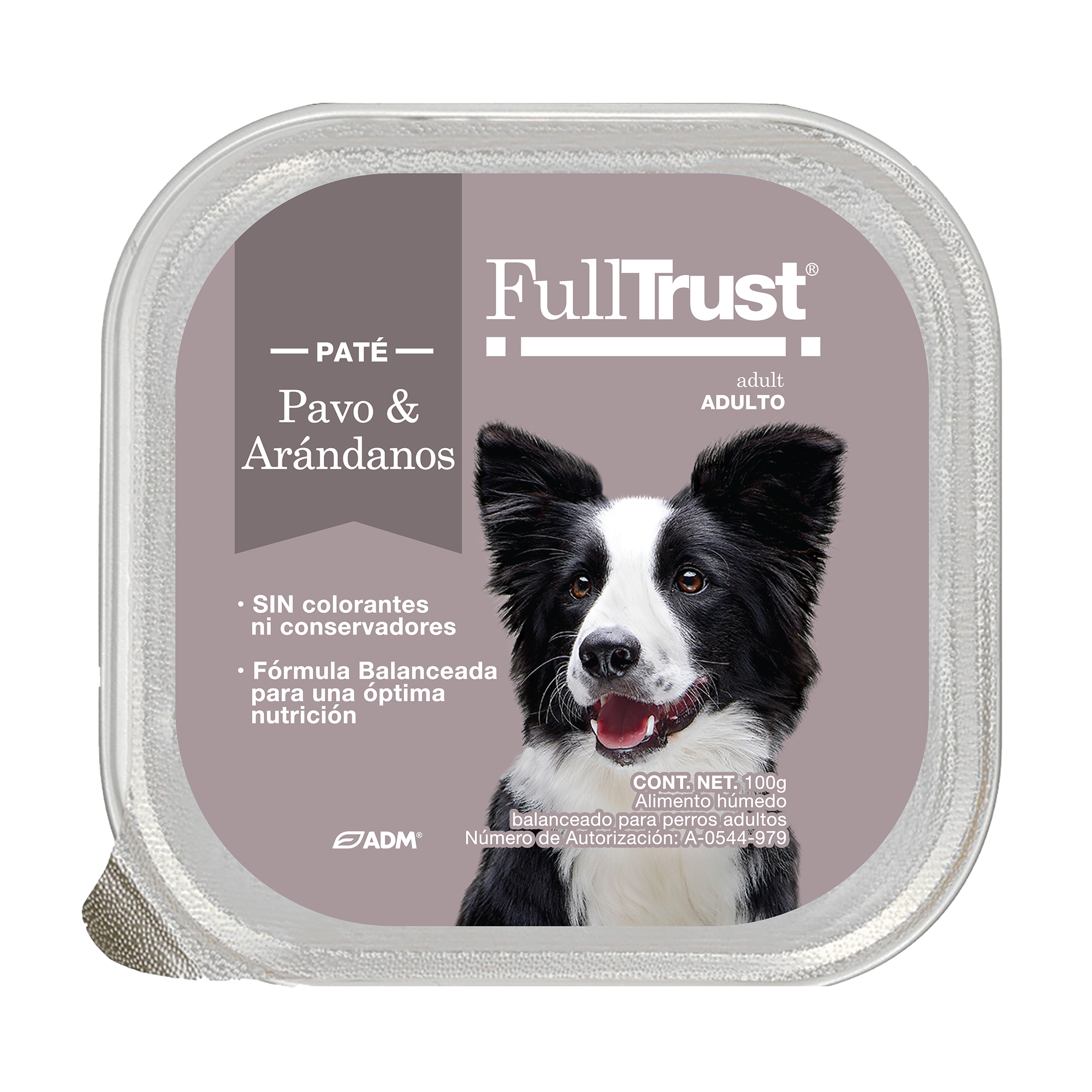 Alimento Humedo para Perro Full Trust Sabor Pavo y Arandanos - 4 Pack