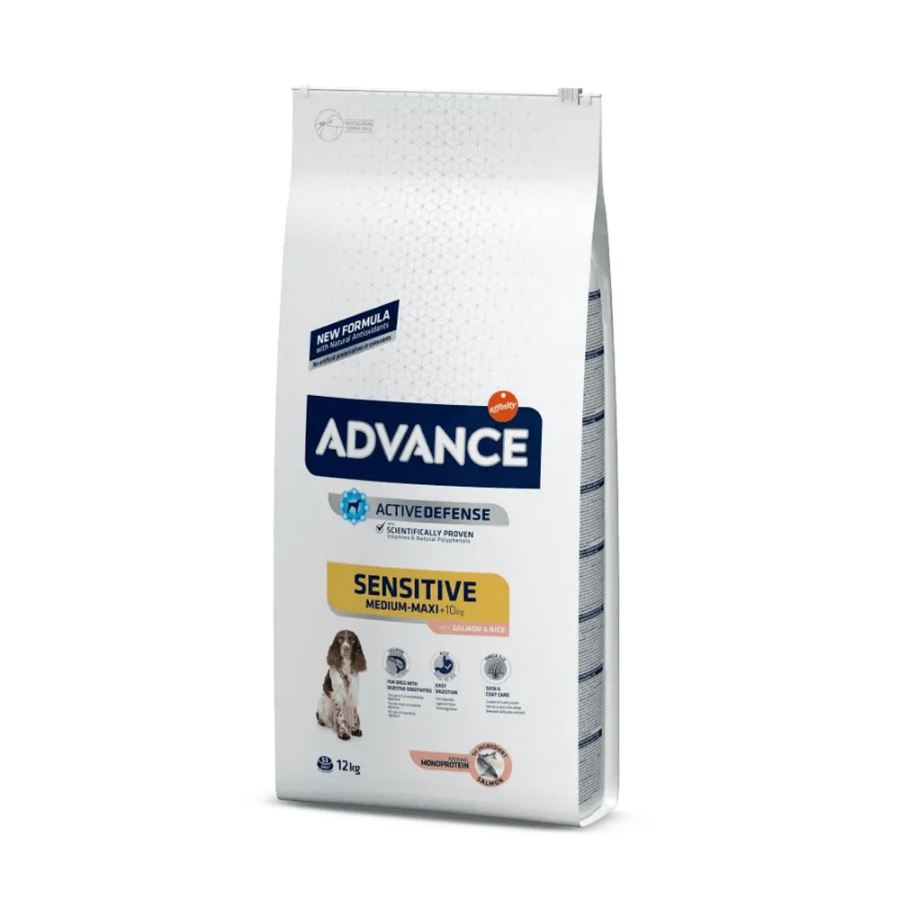Advance Sensitive Medium/Maxi de Salmón 12 KG