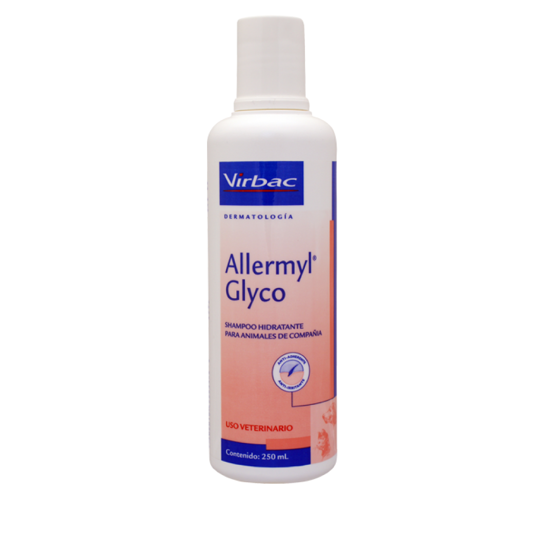Allermyl Glyco Shampoo Hidratante Alergias 250 Ml Virbac