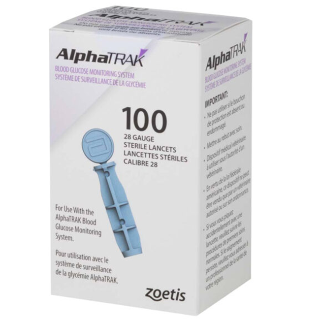 Alphatrak Lancetas 100 Piezas - Zoetis