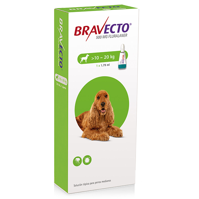 BRAVECTO SPOT ON DOG 500 MG PIPETA