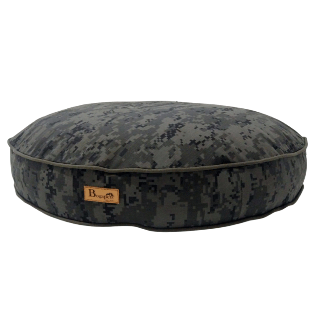 Cama para Perros Grandes Redonda Verde Militar