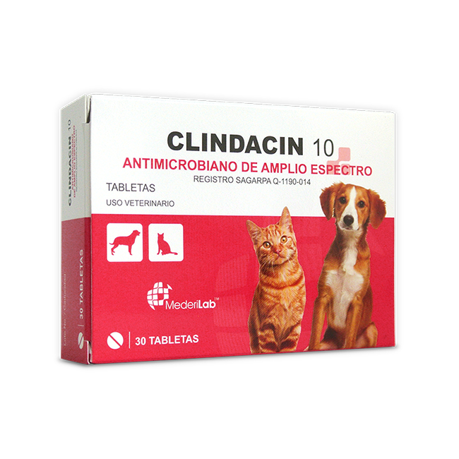 Clindacin 10 Antimicrobiano De Amplio Espectro 30 Tabletas