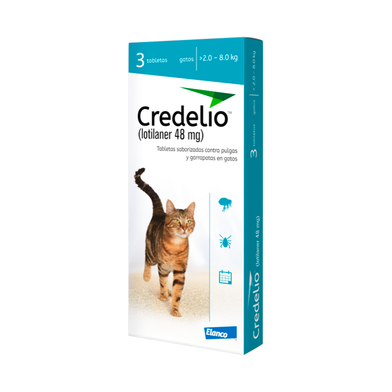 Credelio gato tratamiento contra pulgas y garrapatas