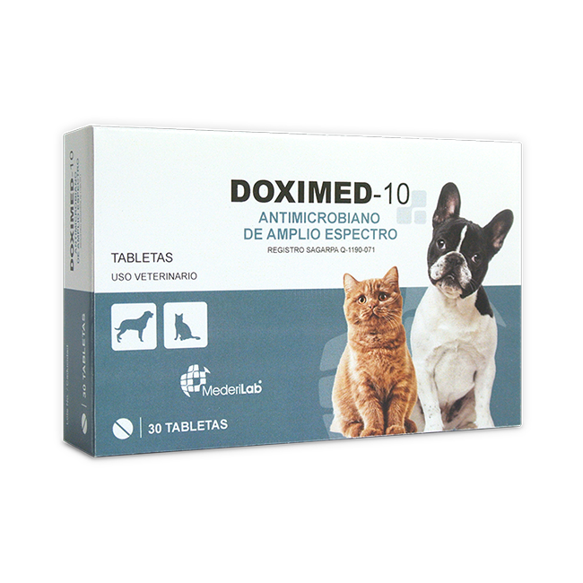 Doximed-10 Antimicrobiano De Amplio Espectro 30 Tabletas - MederiLab
