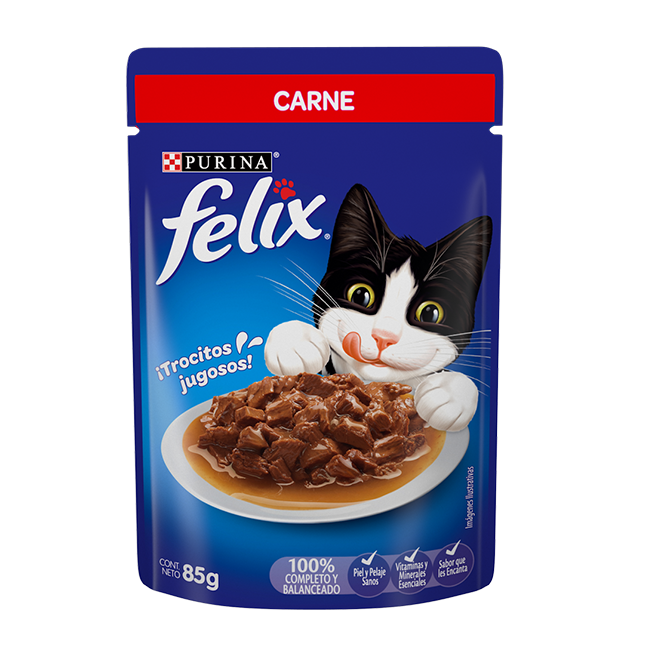 Felix Alimento Para Gatos Sabor Carne 85 g 