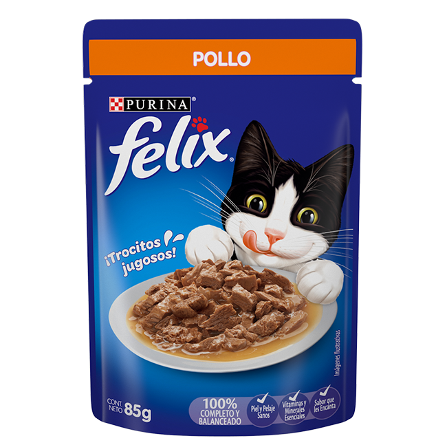 Felix Alimento Para Gatos Sabor Pollo 85 g 