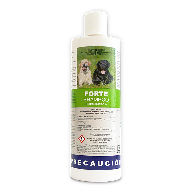 Forte Shampoo Pulguicida Y Garrapaticida - MederiLab