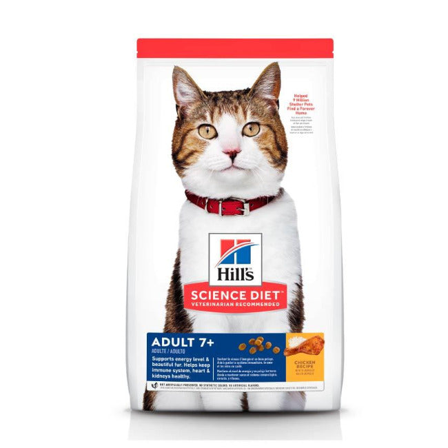 Hills Gato Adulto 7+ Original - Alimento Feline Science Diet