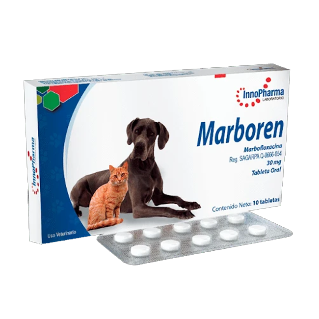 Marboren 30 Mg Caja con 10 tabletas - InnoPharma