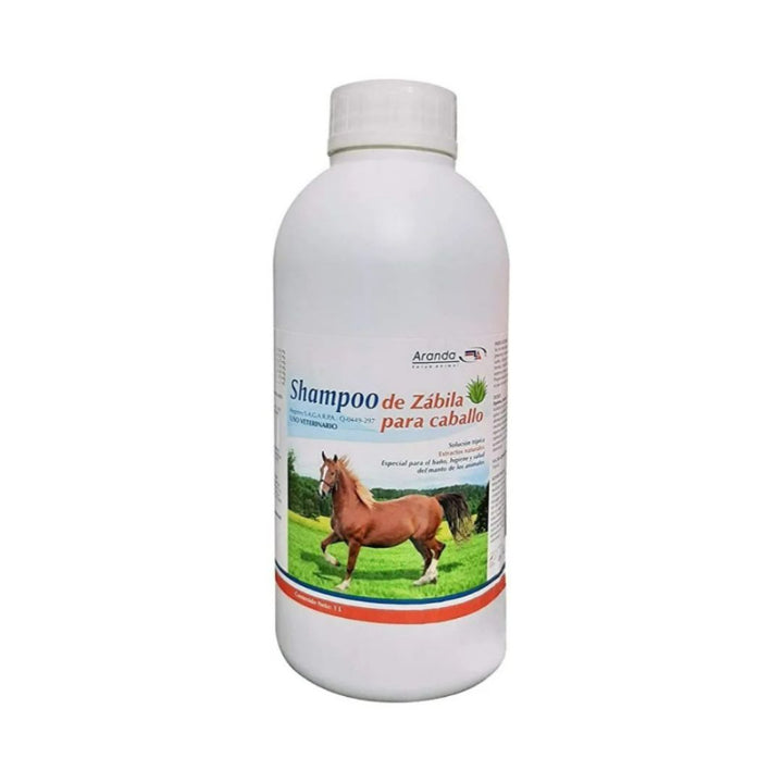 Shampoo De Caballo Zabila Aranda 1l Blanco Mister Mascotas