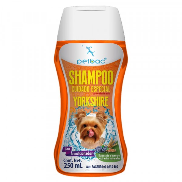 Shampoo para Yorkshire Petbac Cuidado Especial - 250 Ml, Estética, Petbac, Mister Mascotas