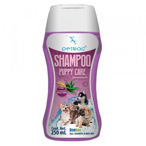 Shampoo para Cachorros Petbac Puppy Care - 250 Ml, Estética, Petbac, Mister Mascotas