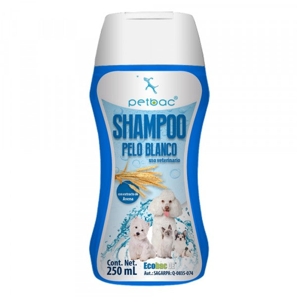 Shampoo para Pelo Blanco Petbac Cuidado Especial -250 Ml, Estética, Petbac, Mister Mascotas