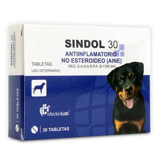 Mederilab | Sindol 30 Antiinflamatorio 30 Tabletas – Mister Mascotas