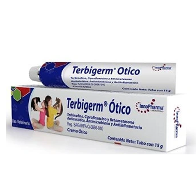 Terbigerm Ótico Tubo Con 15 G - InnoPharma