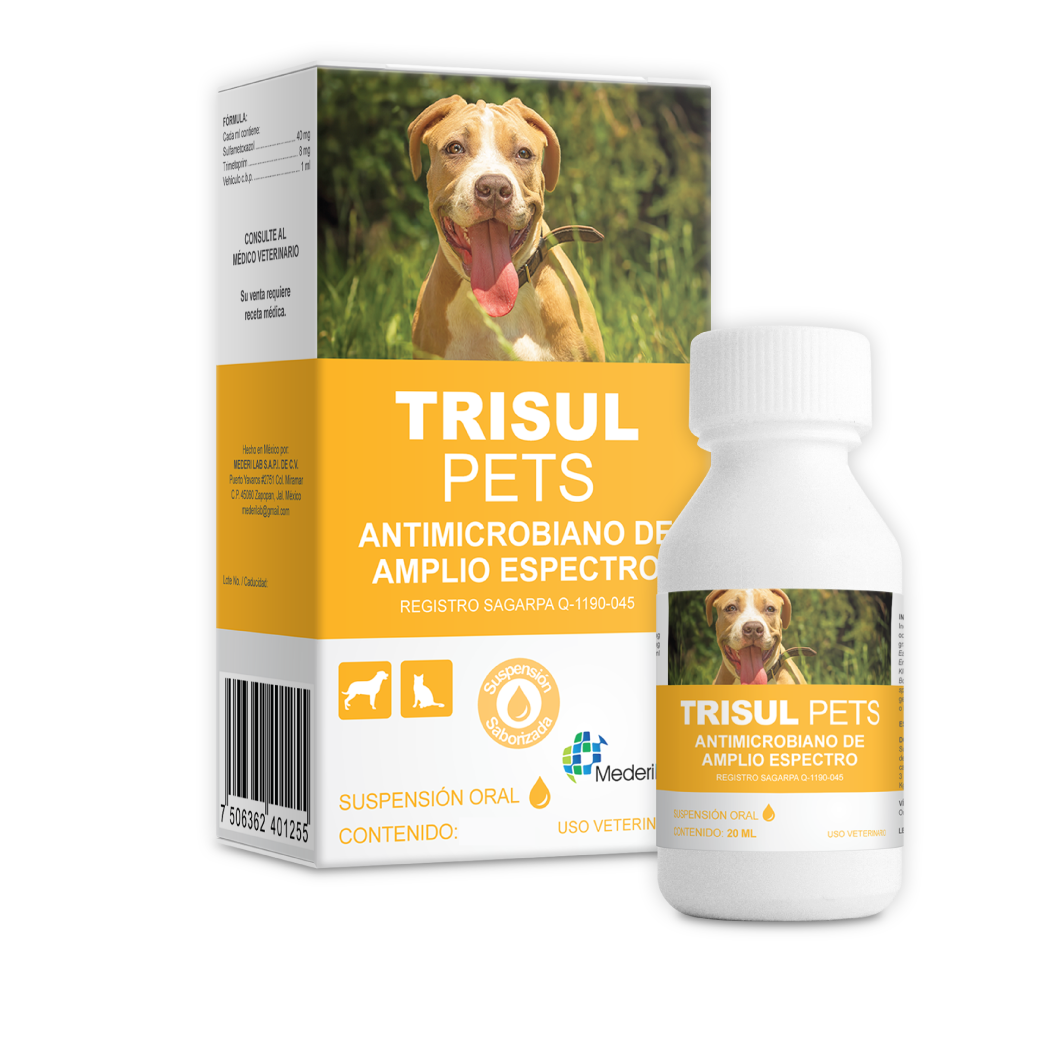 TRISUL PETS ANTIMICROBIANO DE AMPLIO ESPECTRO ML 