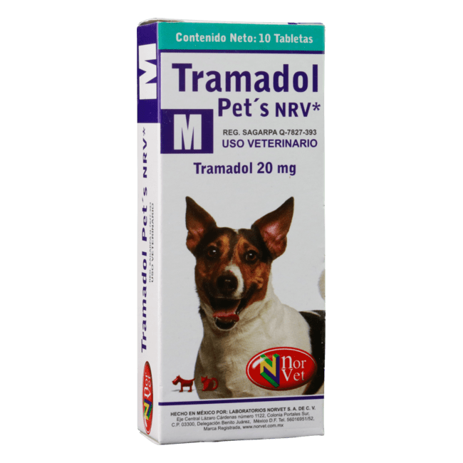 Tramadol Pets M 20 Mg 10 Tabletas - Norvet