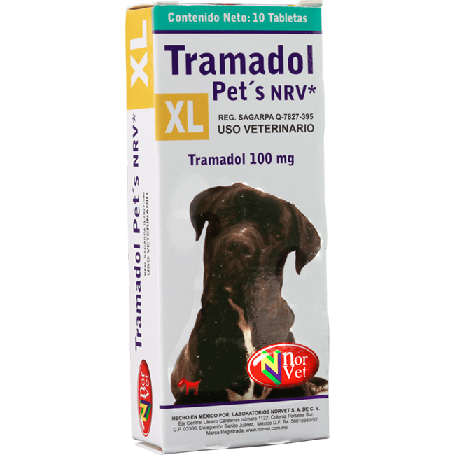 Tramadol Pets Xl 100 Mg 10 Tabletas - Norvet