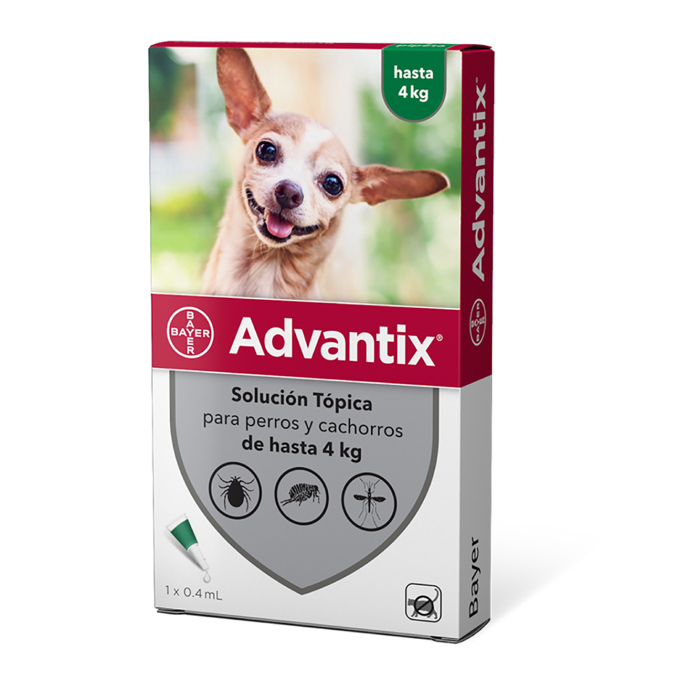 advantix pipeta antipulgas bayer hasta 4 kg