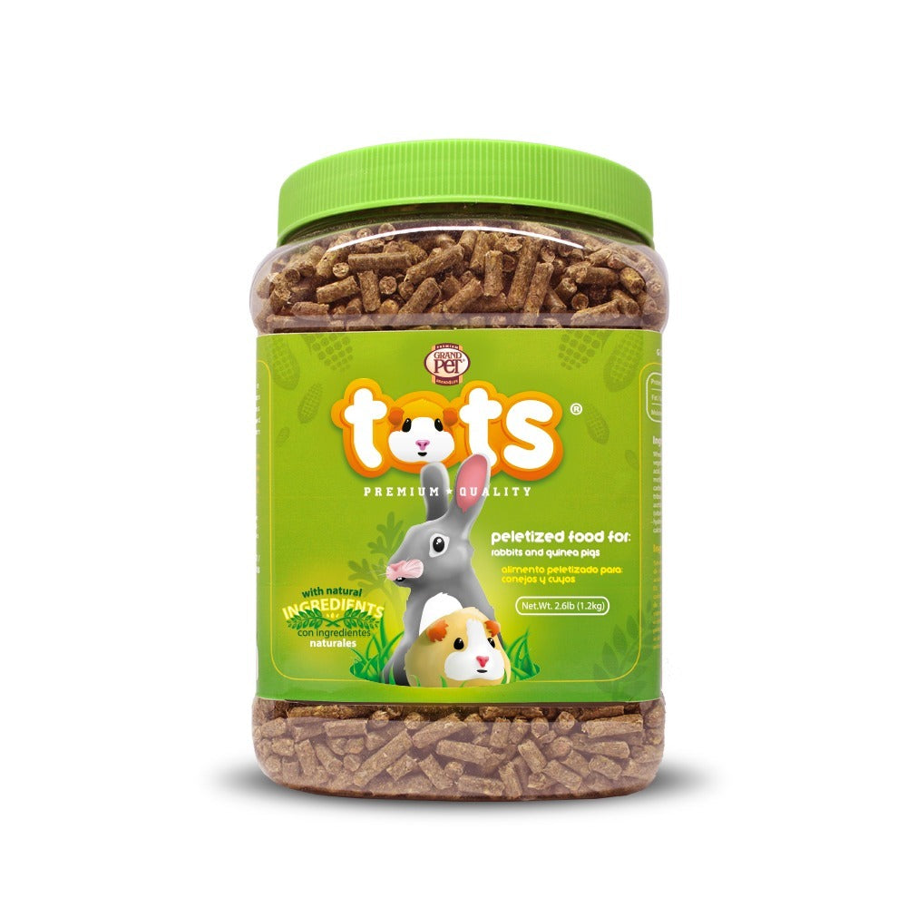 Alimento Para Conejos Y Cuyos Grand Pet Tots De 1.2 Kg, roedores, Grand Pet, Mister Mascotas