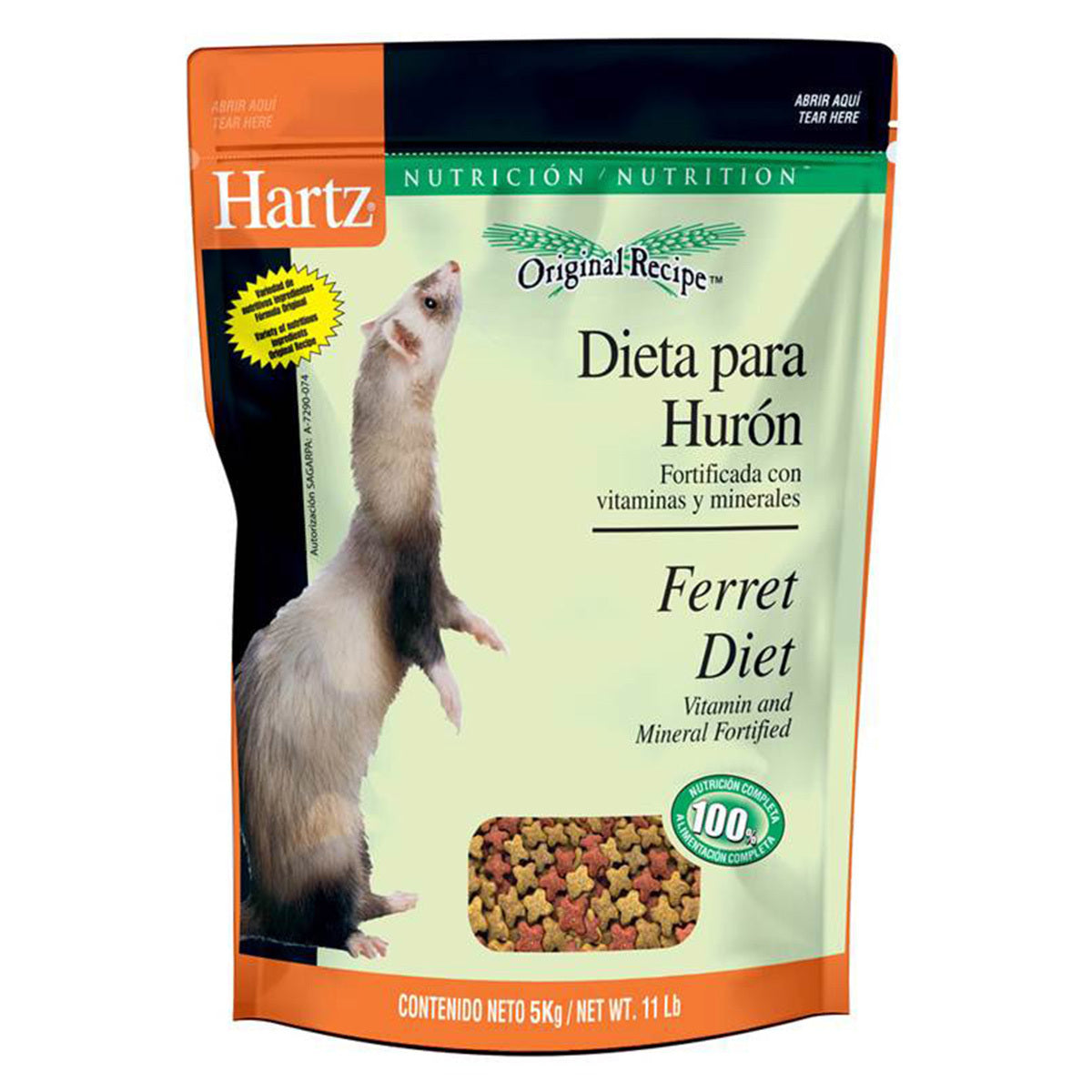 Alimento Para Hurón Ferret Diet Hartz 1 Kg, roedores, Hartz, Mister Mascotas