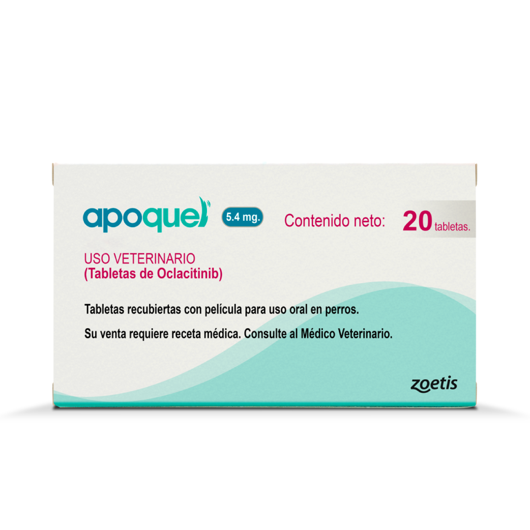 apoquel 5.4 mg 20 tabletas dermatologico zoetis para que sirve