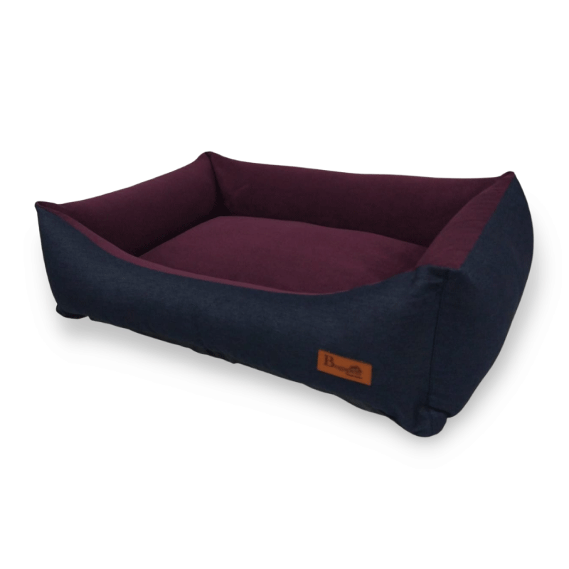 cama para perros morado