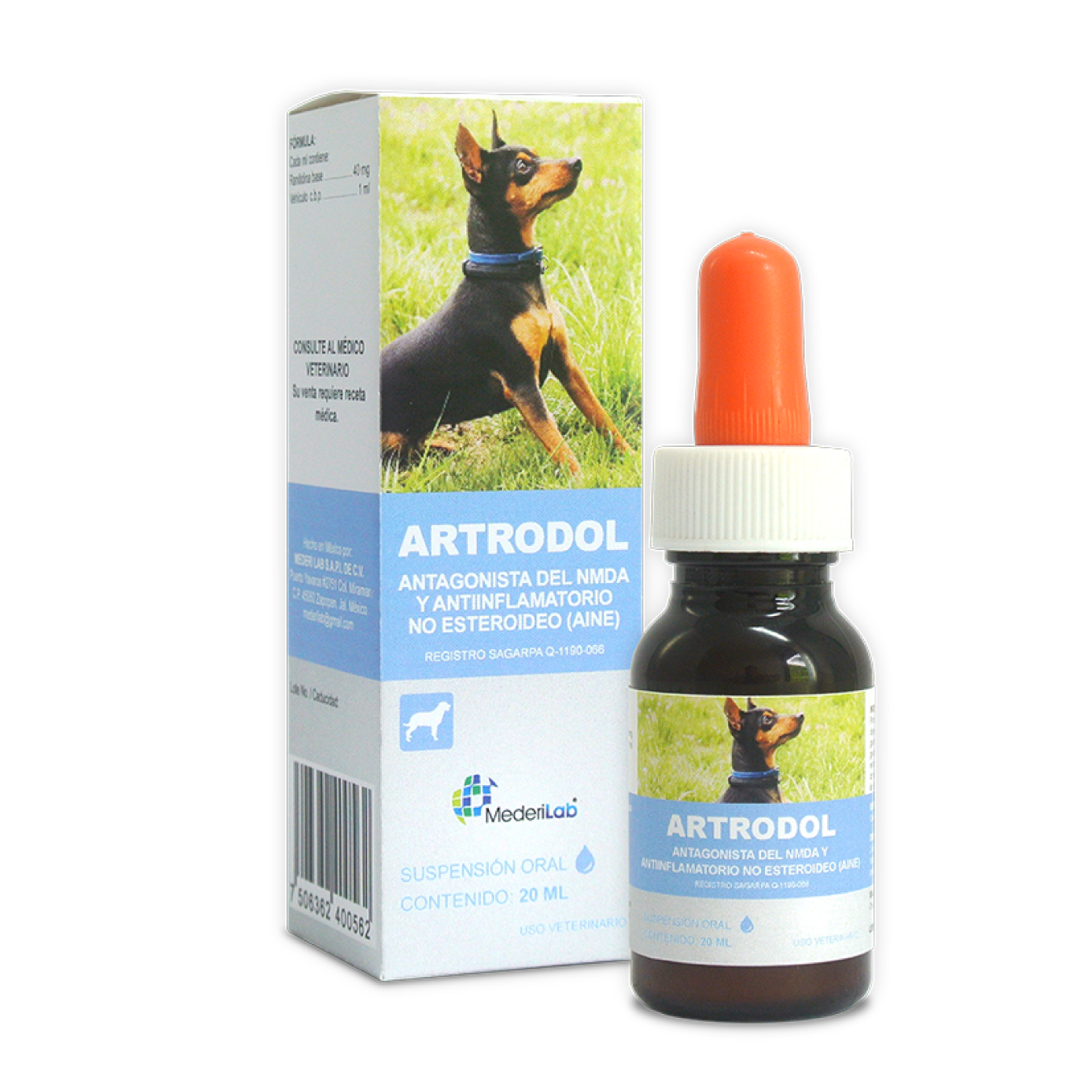 artrodol mederilab meloxicam veterinario suspension 20 ml