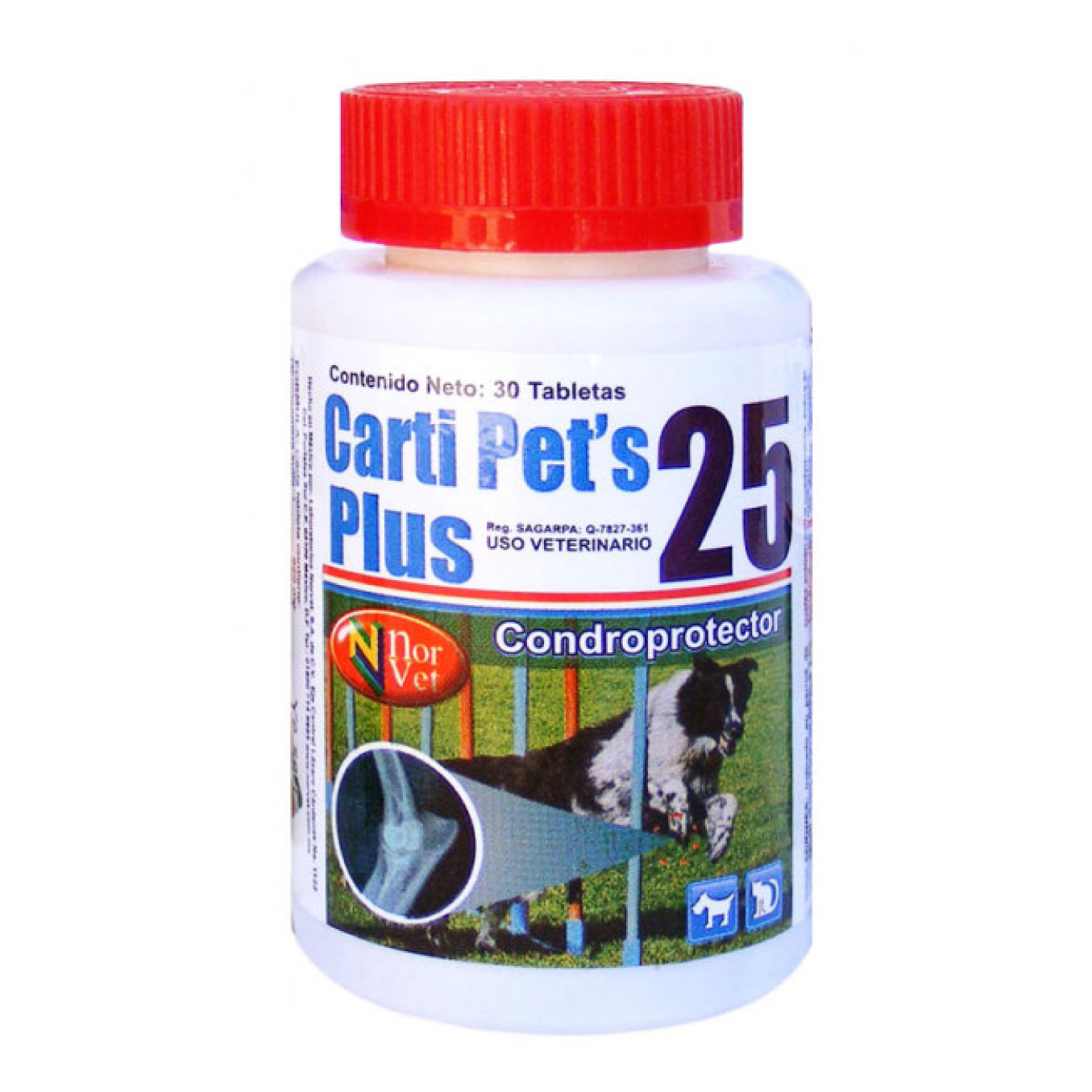 Carti Pets Plus 25 Norvet  30 Tabletas
