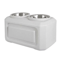 Contenedor Hermético con Alimentador Elevado de Mascotas (50 Libras Capacidad) - Vittles Vault