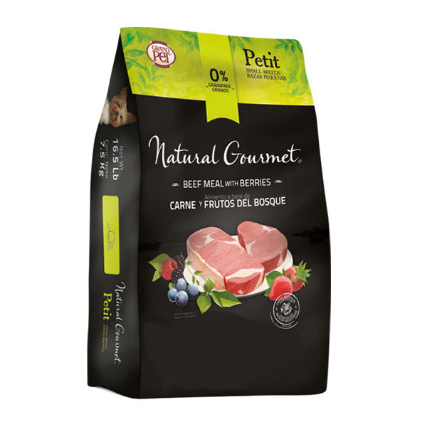 Natural Gourmet Petit Razas Pequeñas - Alimento para Perro, perro, Natural Gourmet, Mister Mascotas