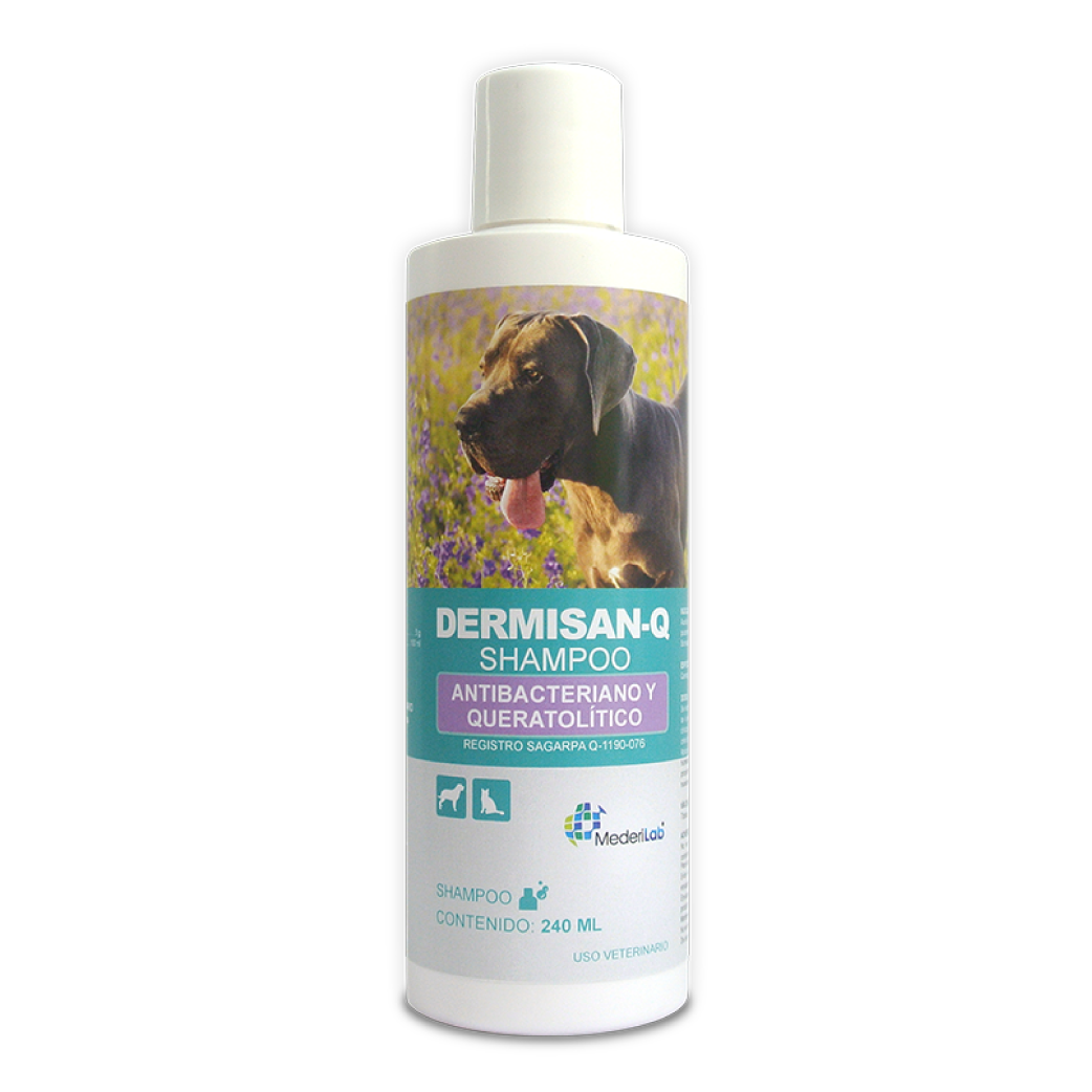 dermisan shampoo q antibacteriano y queratolicito 240 ml veterinario
