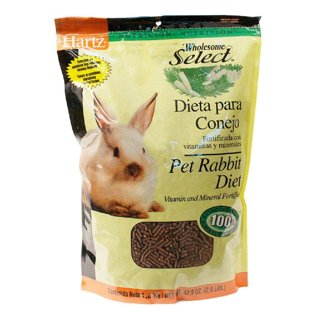 Alimento Para Conejos Pet Rabbit Diet Hartz 1.2 Kg, roedores, Hartz, Mister Mascotas