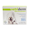 Jabon Para Perros Y Gatos Bayer  Vetriderm 100 Gr - Piel Sensible Y Delicada