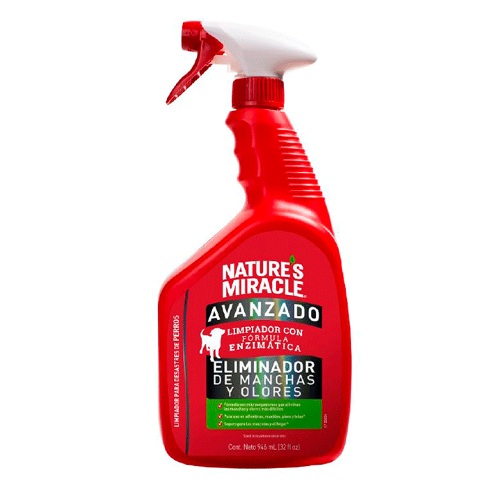 Limpiador Enzimatico Para Perros Natures Miracle Manchas y Olores