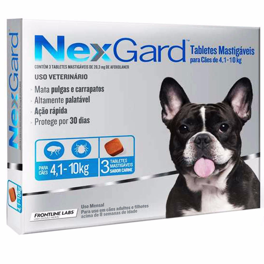 Nexgard -Antipulgas y Garrapatas para Perro - 3 Tabletas, perro, Merial, Mister Mascotas